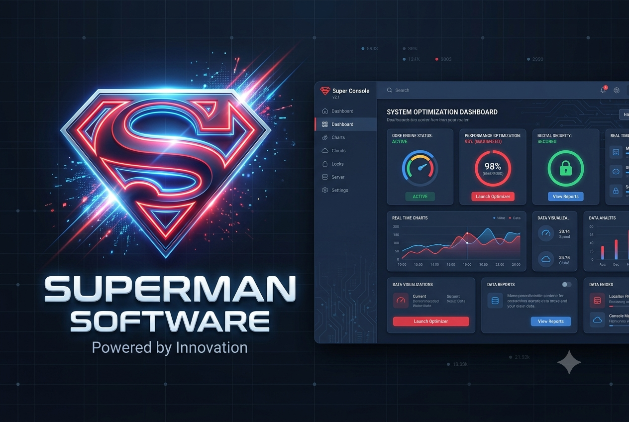 🦸‍♂️⚡ SUPERMAN SOFTWARE — POWER OF SMART WORKING ⚡🦸‍♂️